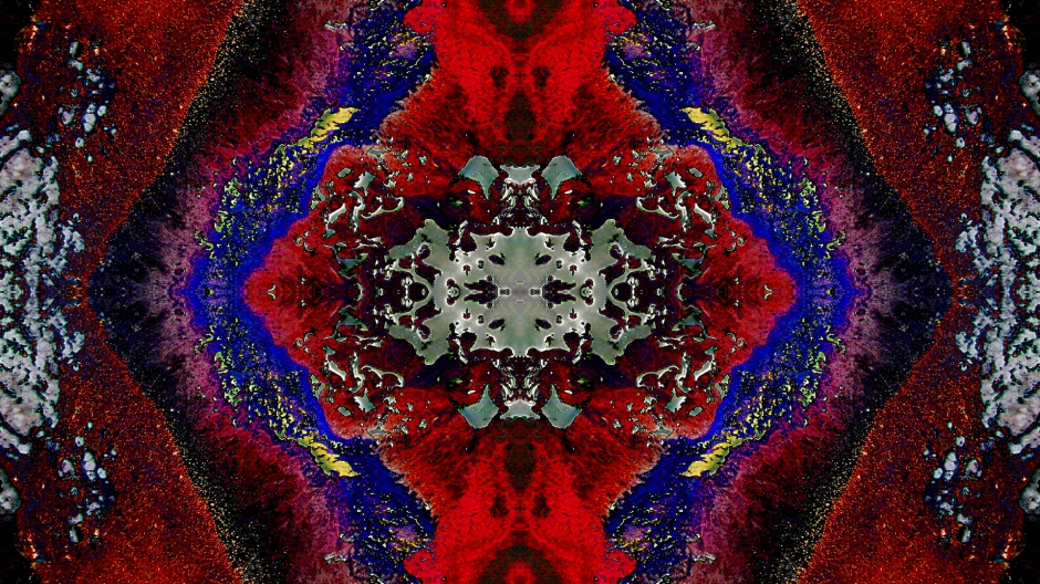 "UNTITLED 25" is a rather interesting peyote inspired vision of psychedelic art and image. Not for the timid! Well, maybe. Sacred Square Art and Design. 2013