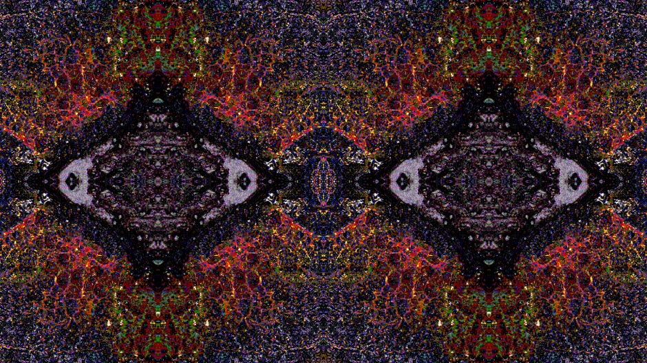 "UNTITLED 29" is a very dense psychedelic and new tribal psychonaut art work and image by Sacred Square Art and Design and Flow Lab Co Creative.