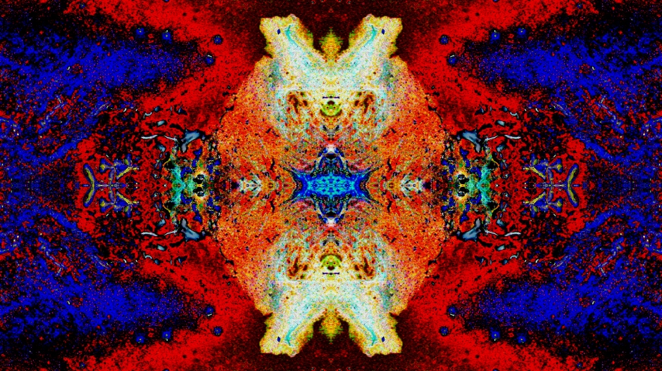 "UNTITKLED 24" is a new tribal psychedelic art work and image by Head Stuffist Cosmo of Sacred Square Art and Design. ©2013.