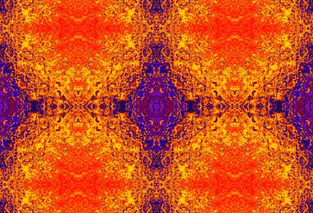 "Sun King" is an abstract psychedelic art work that literally hums with the madness of our nearest star. We think anyway. ©2015 Sacred Square Art and Design.